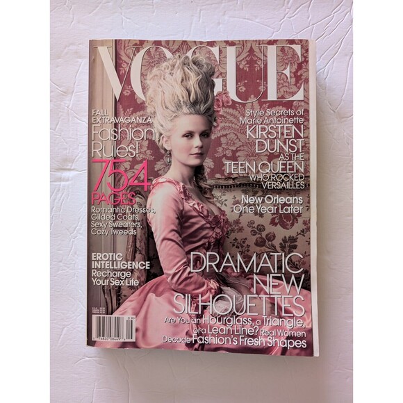 Vogue Magazine September 2006 Kirsten Dunst Marie Antoinette No Label 754pgs - Picture 1 of 10